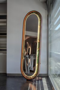 Dressing Mirror with LED, Digital Printing